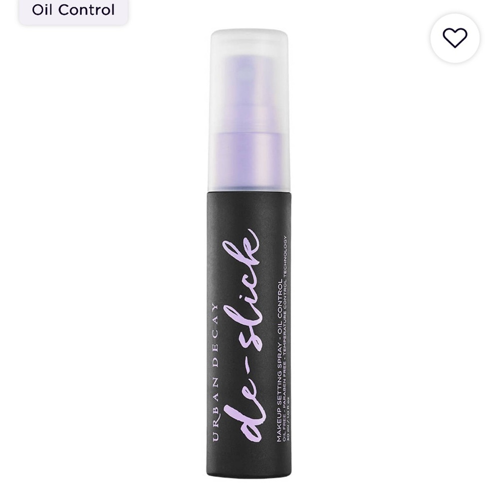 HOLD FOR DANIELLE —- Urban Decay De-Slick Setting Spray - Black and Lavender